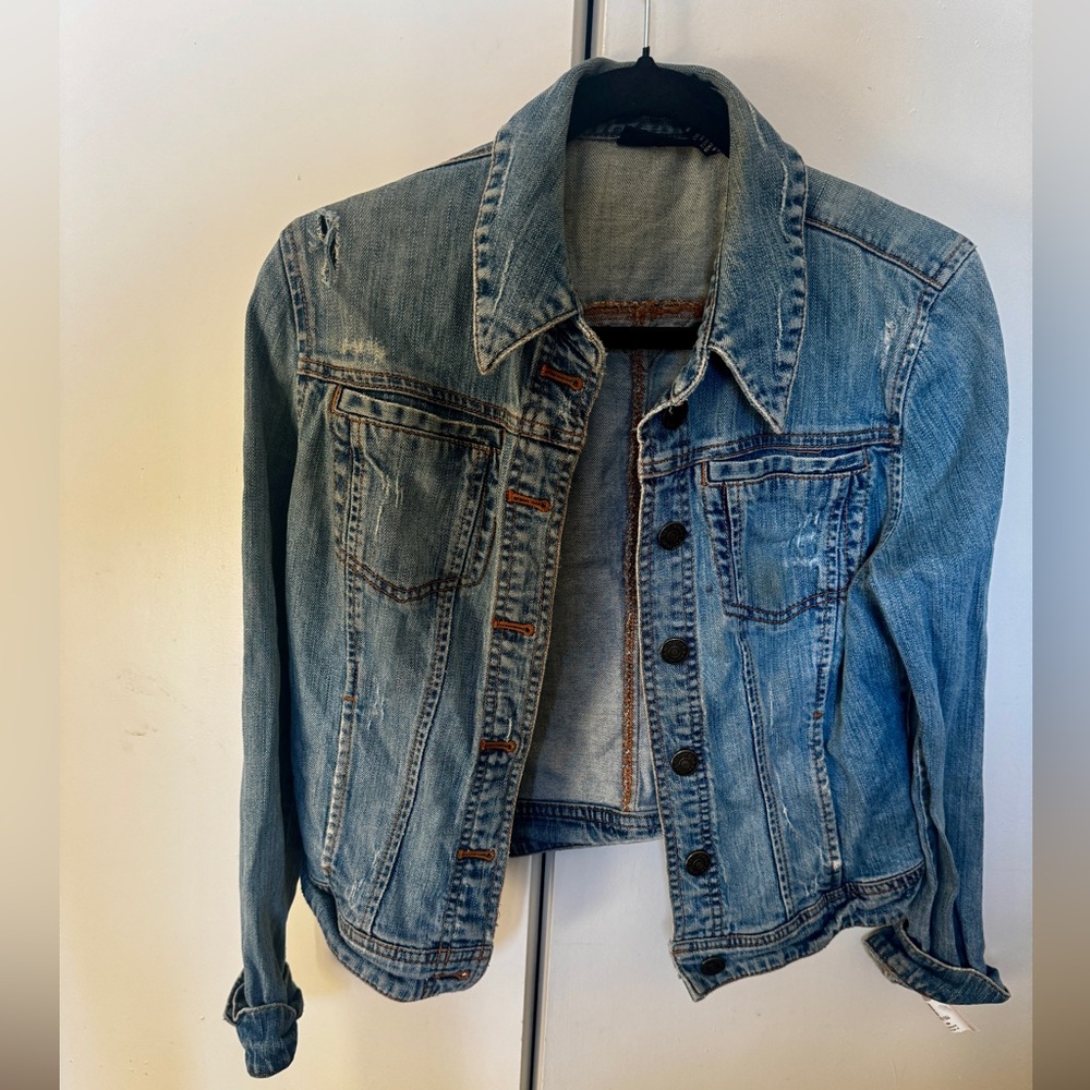 New York & Company Denim Jean Jacket | Medium